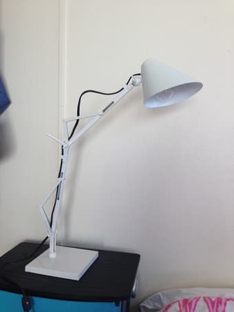 White lamp $25 1