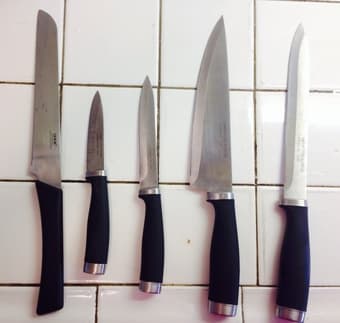 Knife Set, Shoe Racks, Hanging Shoe Organiser, Ironing board and iron 2