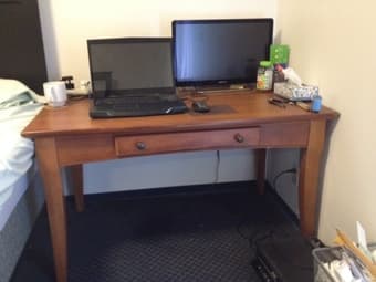 Desk ($50), Swivel Chair ($10) and printer ($15) 1
