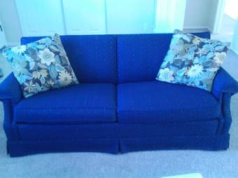 SOFA BED WITH 2 CUSHIONS $60 OBO 1