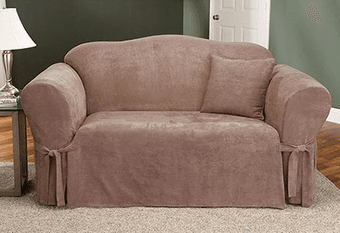 Sable sofa slipcover - $25 1
