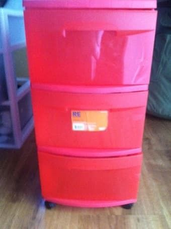 Plastic Drawers - $5 1