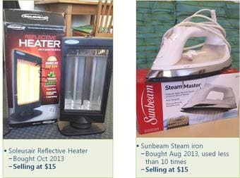 Humidifier, Coffeemaker, Reflective Heater, Steam Iron, Food Mixer 2