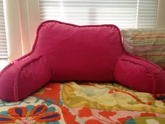For Sale $6 Pink Study / Reading Pillow 1