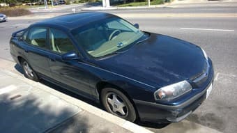 2001 Chevrolet Impala deep-blue, 140K miles, v6 3.8L, $2500 OBO 1