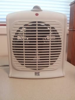 Room Essentials (RE) 8" Heater Fan for $6! 1