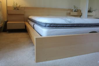 IKEA Malm Bed Frame + Nighstands 1