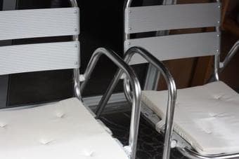 Patio Chair set with seat cushions 1