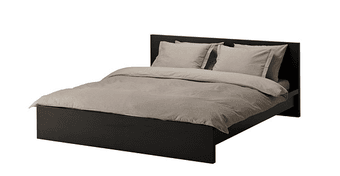Ikea Queen Size Malm Bed with Mattress 1