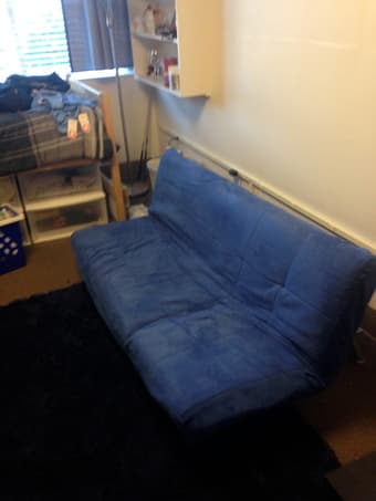 Selling futon from Walmart $85 OBO. Less than a year old! 1