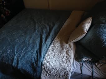 Full Sized Steel Platform Bed + Mattress for $50 (Stanford Campus) 1