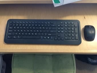 wireless computer mouse and keyboard - $12 1