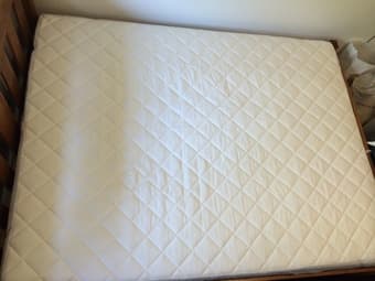 Queen coil mattress in NEW condition 1
