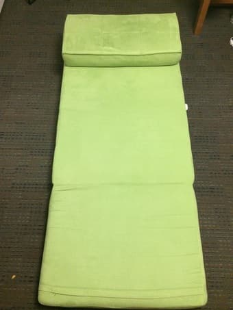 Lounge chair, recliner, and foldout mattress: ALL-IN-ONE! 3