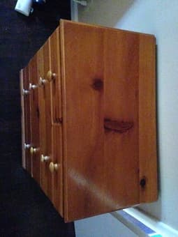 Dresser - Solid Wood 4-drawer - $60 (palo alto) 3