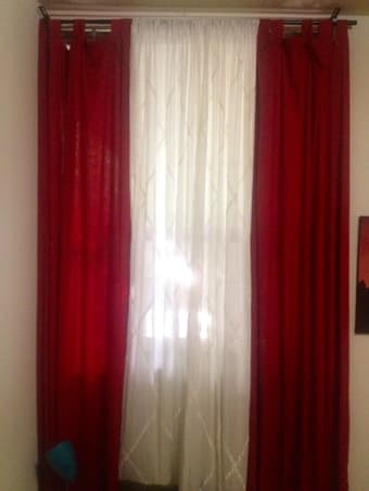 curtains + curtain rods 1