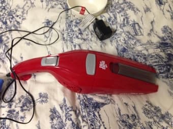 Cute desk lamp ($10), hand held vacuum ($15) 1