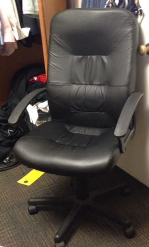Queen Mattress, Mini-fridge and Nice Desk Chair 1
