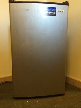 3.6 cu. ft. stainless steel mini fridge $65 1
