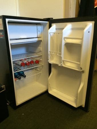 3.6 cu. ft. stainless steel mini fridge $65 2