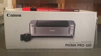 Brand New Canon Pixma Pro 100 Printer + Photo Paper - $150 2