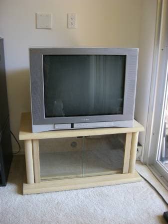 27" TV for $50, excellent condition, plus stand and DVD player for $40 1