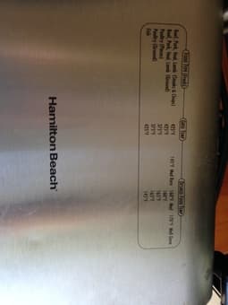 Hamilton Beach Grill/Panini Press - $30 (palo alto) 3