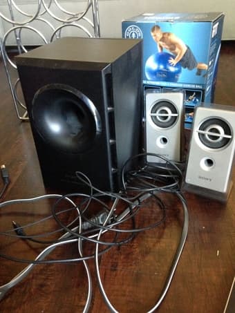 Sony Desktop Speaker System - $30 (palo alto) 1