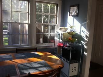 $1350—August sublet in sunny 4BD, 3BA house close to campus and train 2