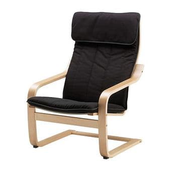 IKEA POÄNG Chair + Footstool 1