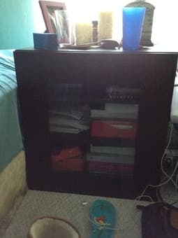 Bedside Table and Storage Unit - $100 1
