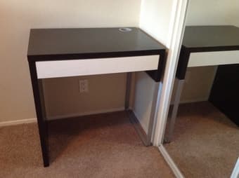 Ikea Micke desk black/brown- $20 1