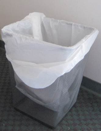2 Metal wastebaskets ($3) 1