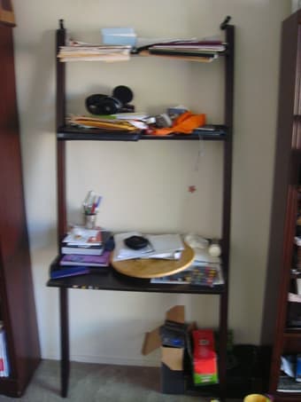 book shelf/desk 1