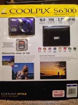 NIKON COOLPIX S6300. Brand new! 1