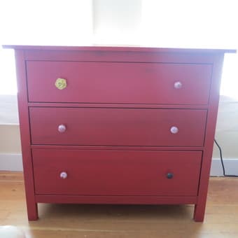 Selling Ikea Hemnes dresser with Anthropologie knobs 1