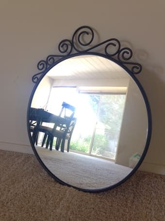 Moving out sale: Mirror ($15) and Floor lamp ($10) 1