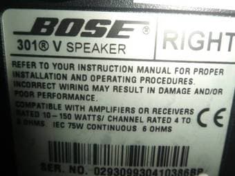 Bose 301 Series V 2