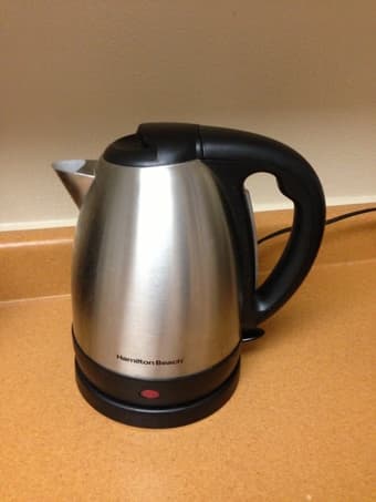Toaster and electric water kettle $15 2