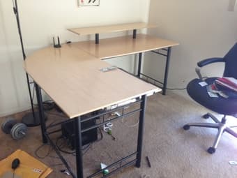 L-Desk -- Excellent Condition -- $50 or best offer 2