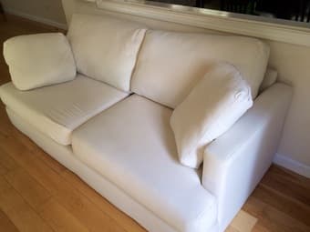 IKEA Off-White Sofa ($100) 3