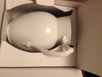 Danish white ceramic jug (new) Royal Copenhagen - $40 1
