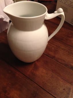 Danish white ceramic jug (new) Royal Copenhagen - $40 2
