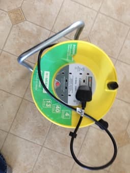 variety of electrical tools, including extension lead & torch - $80 1