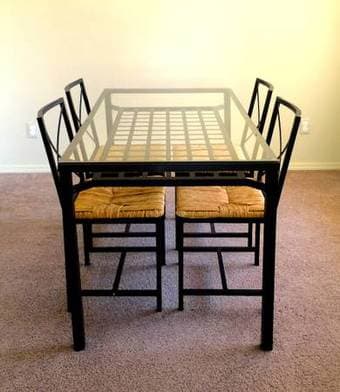 ikea GRANÅS Table and 4 chairs - $99 3