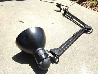 Desk Lamp, black - $10 (palo alto) 1