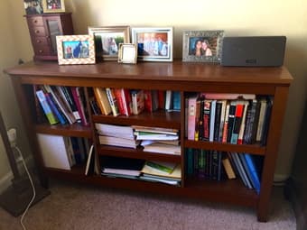 MOVING SALE!!King Bed, Bar Table, Book shelf, Portable air conditioner 3