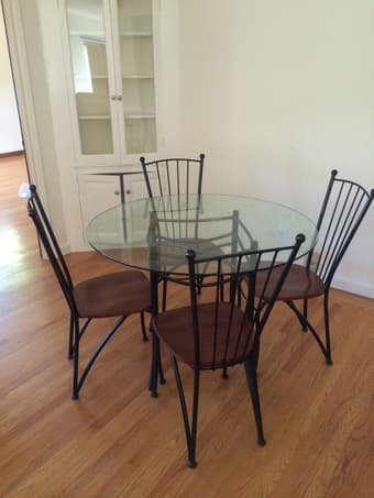 Dining Table and 4 Chairs 1