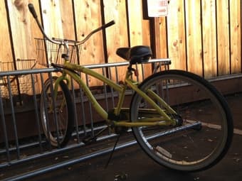 Nice bike for sale w/ U-lock and helmet $110 1
