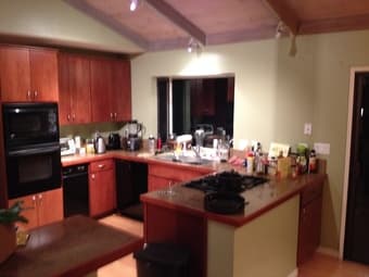 Master bedroom in Woodside home available July 1-15 2